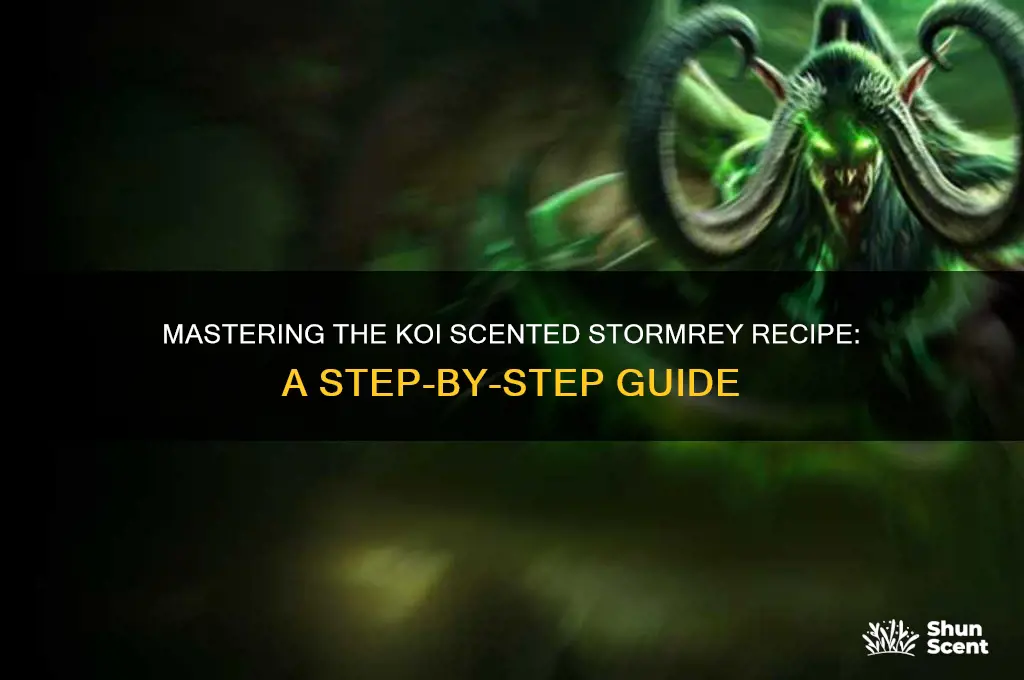 how to get koi scented stormrey recipe