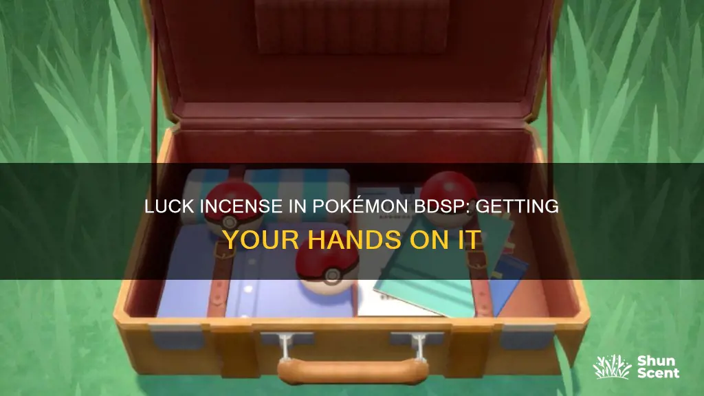 how to get luck incense bdsp