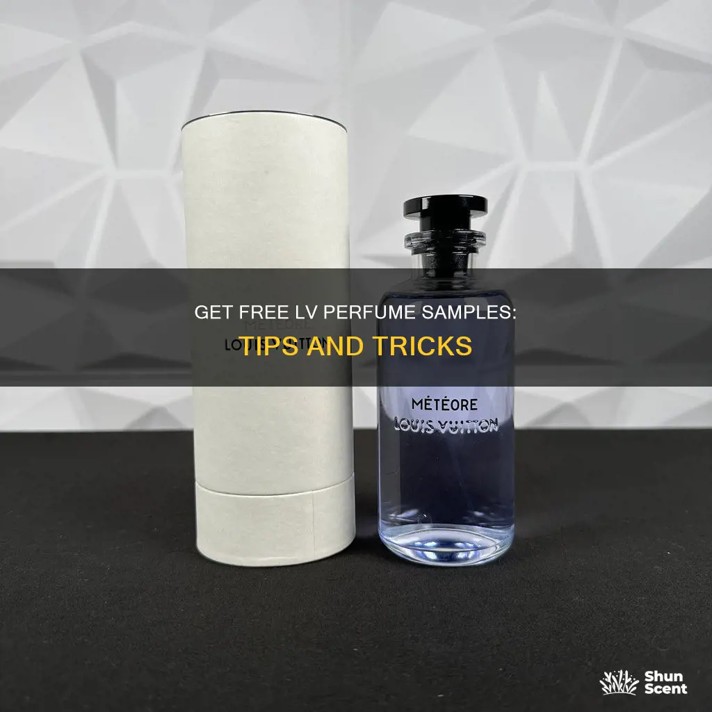 how to get lv perfume samples