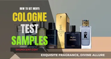 Get Test Samples of Men's Cologne