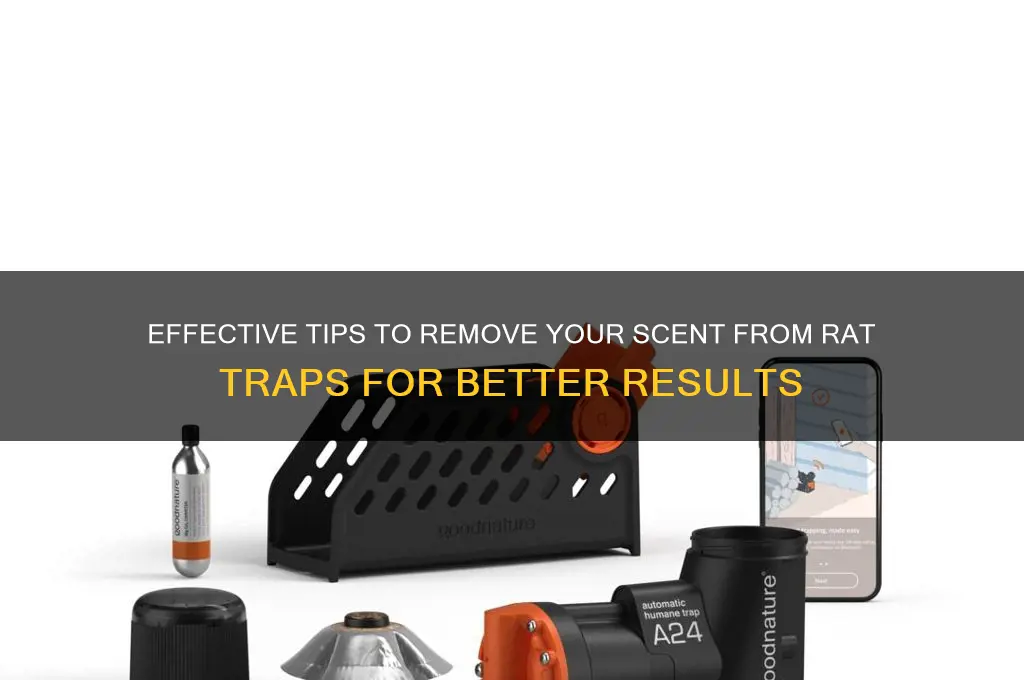 how to get my scent off a rat trap