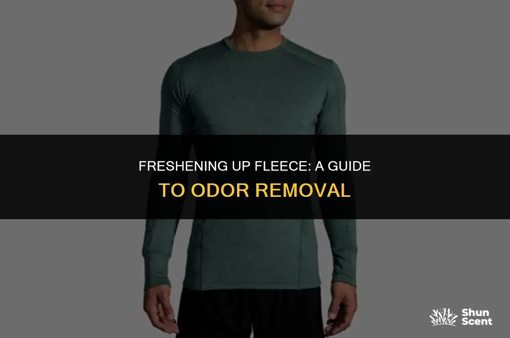 how to get odor out of fleece