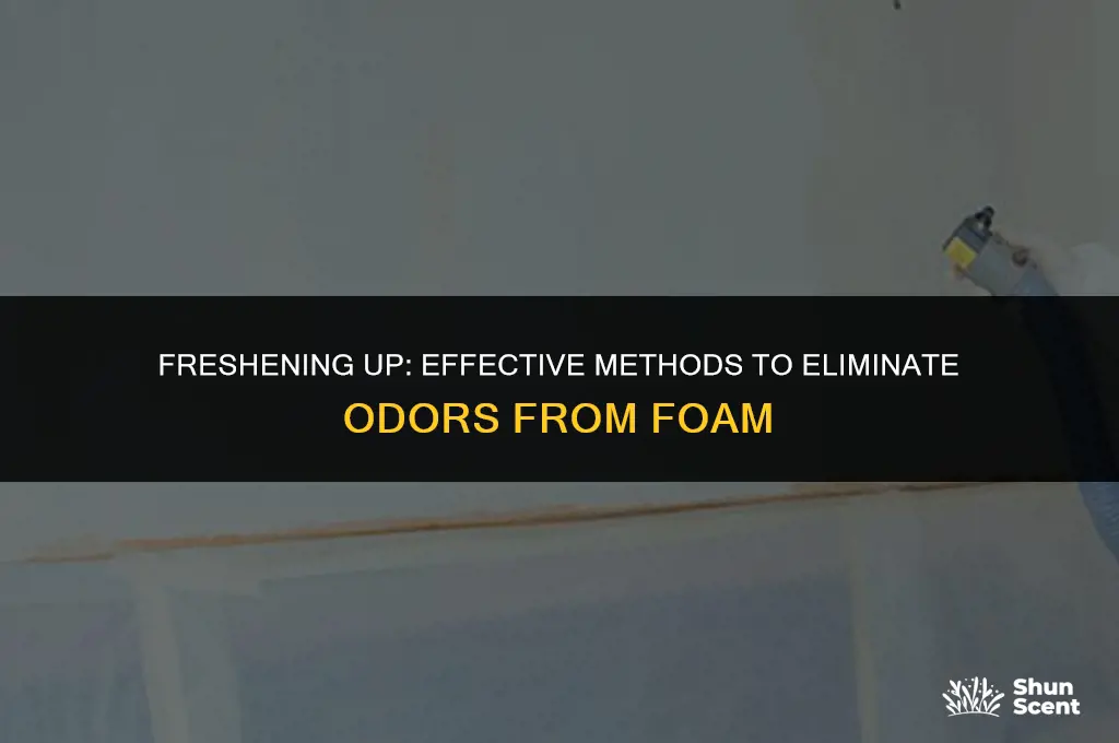 how to get odor out of foam