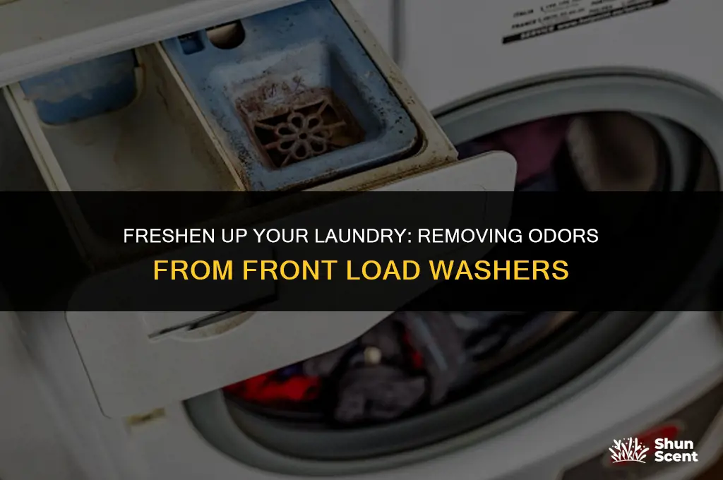 how to get odor out of front load washing machine