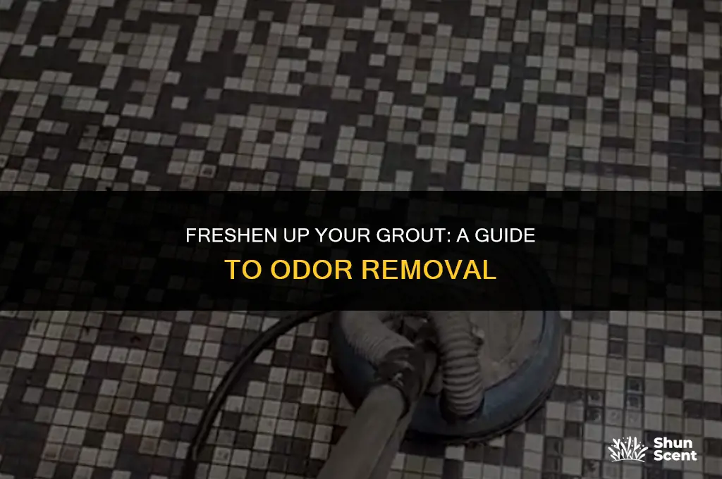 how to get odor out of grout