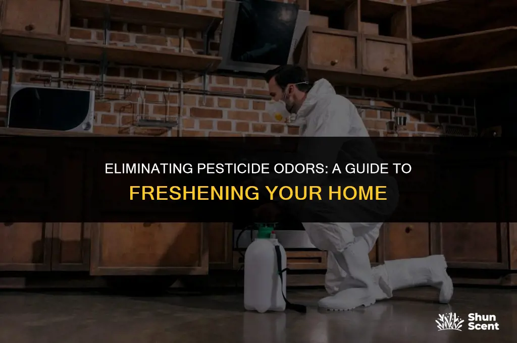 how to get odor out of home pesticide