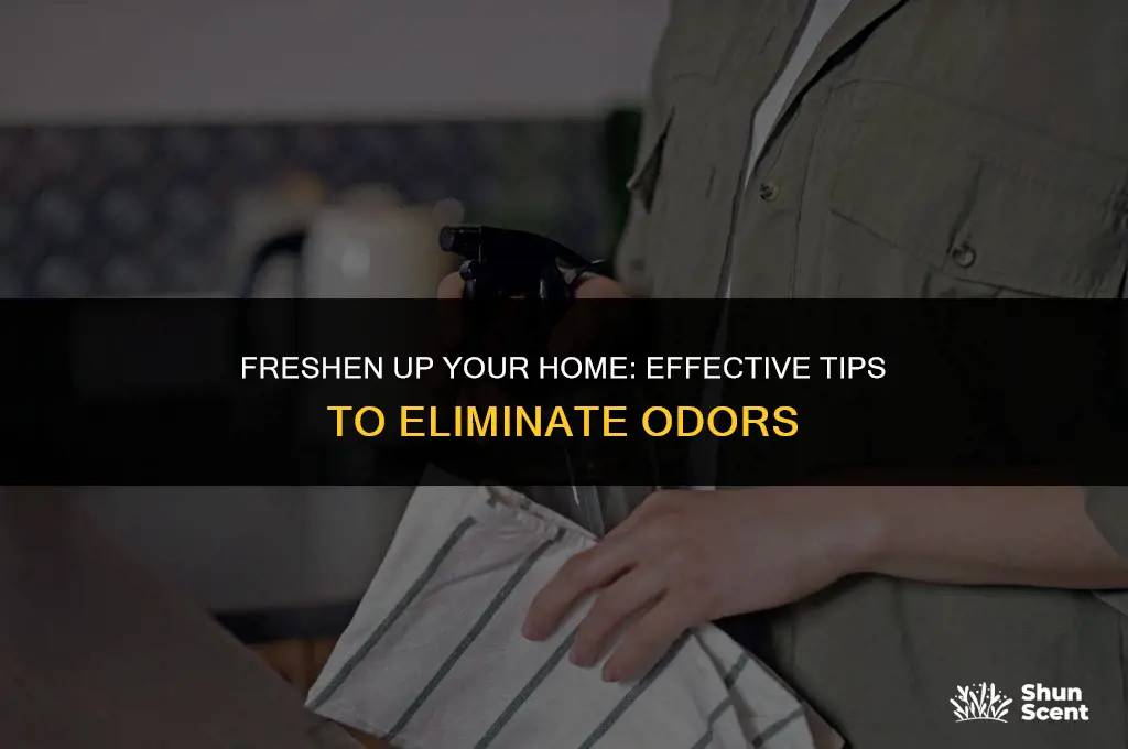 how to get odor out of home