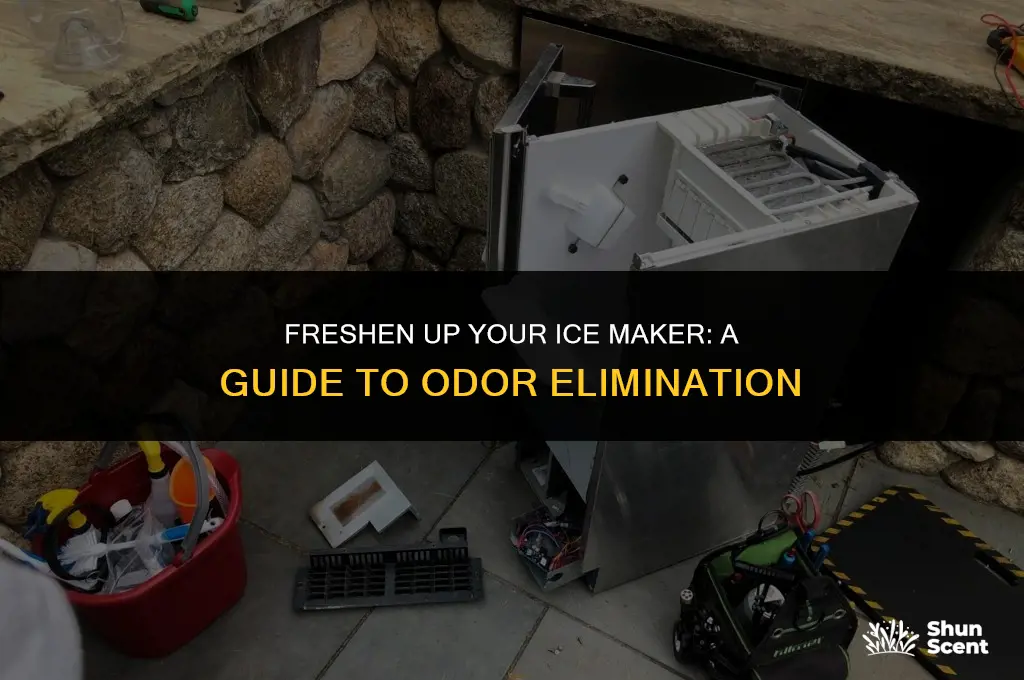 how to get odor out of ice maker