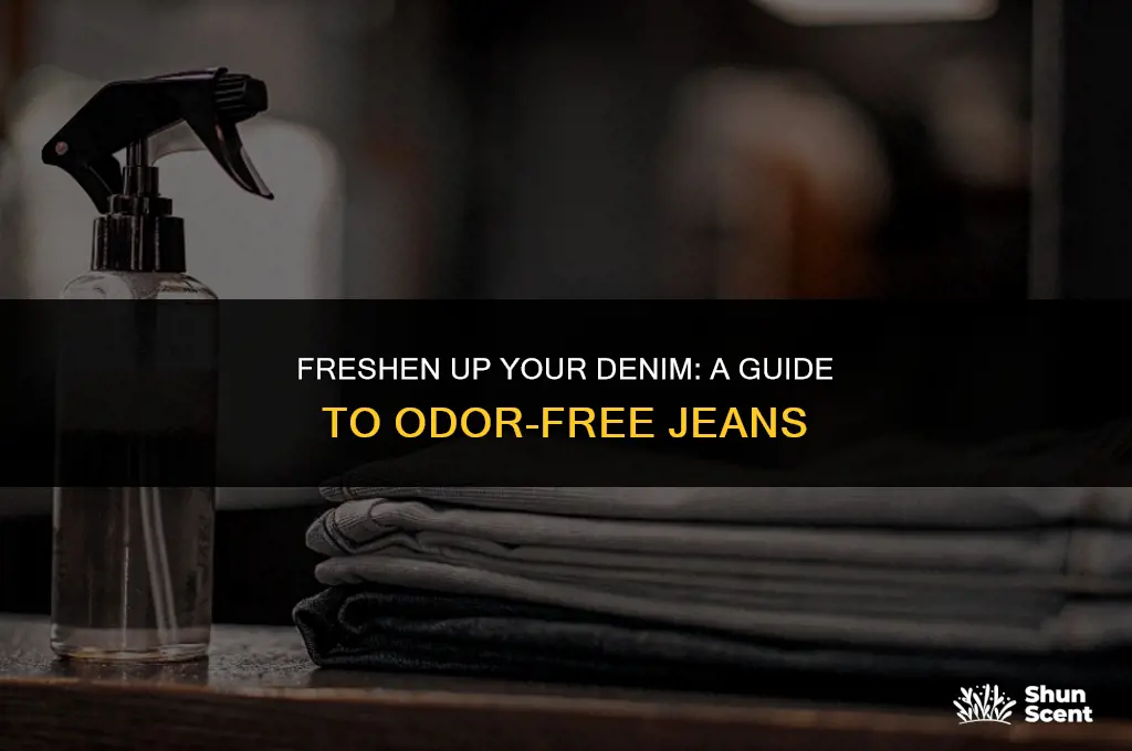 how to get odor out of jean crotch area
