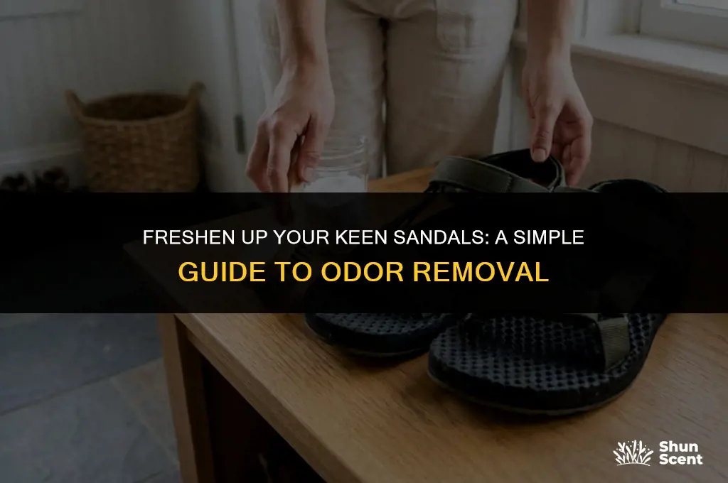 how to get odor out of keen sandals