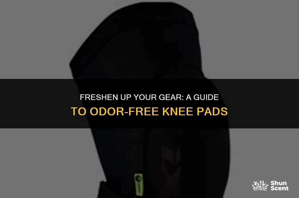 how to get odor out of knee pads