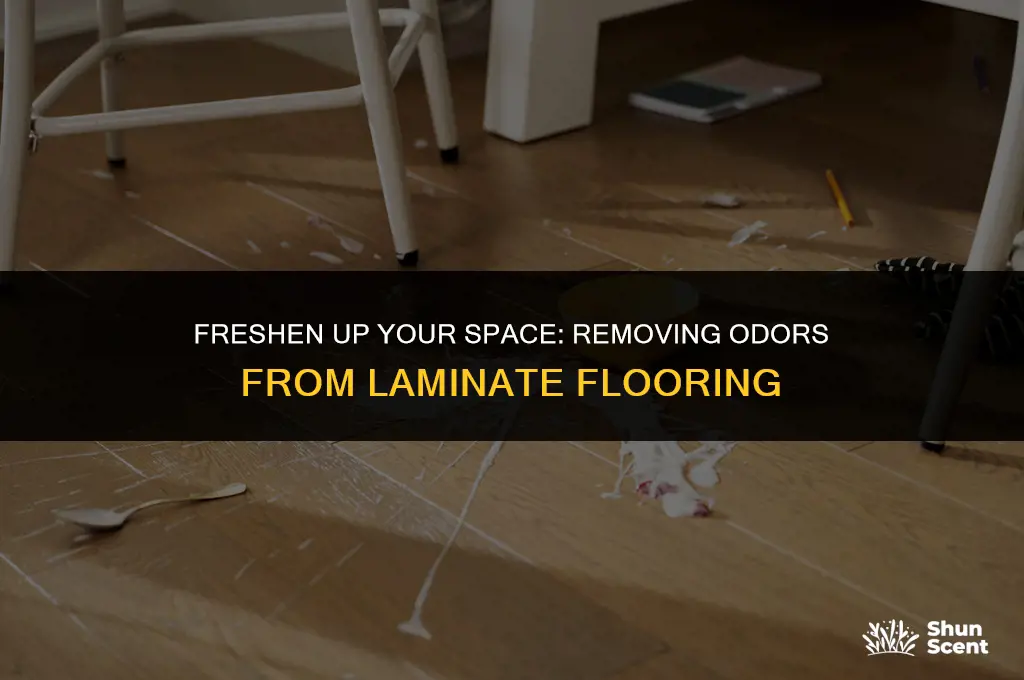 how to get odor out of laminate flooring