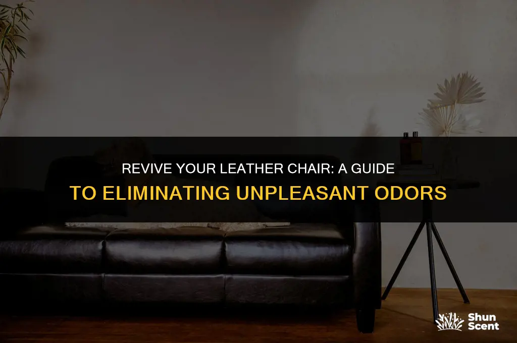 how to get odor out of leather chair