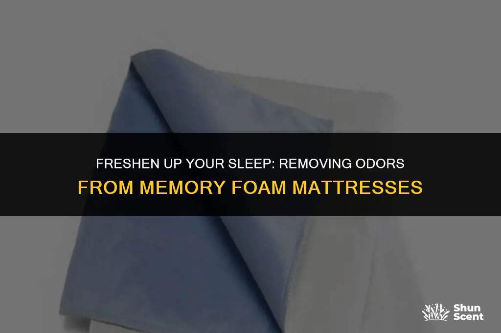how to get odor out of memory foam mattress