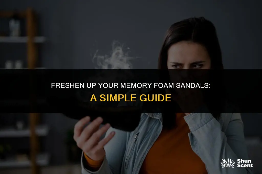 how to get odor out of memory foam sandals