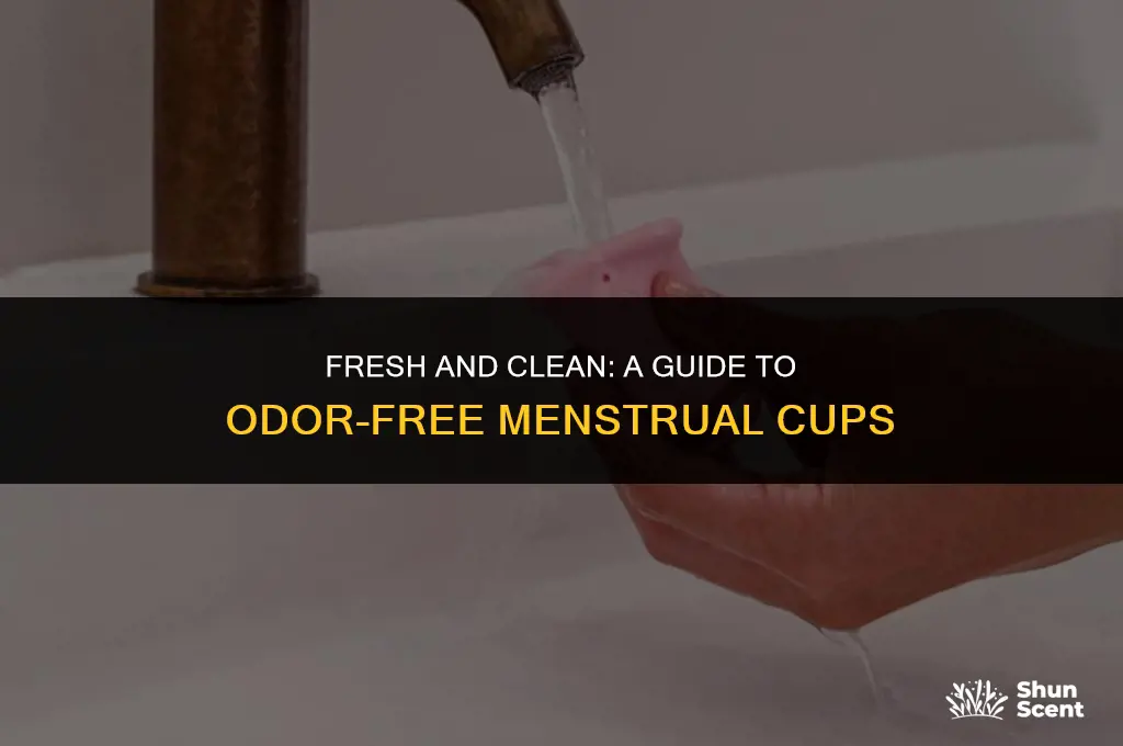 how to get odor out of menstrual cup