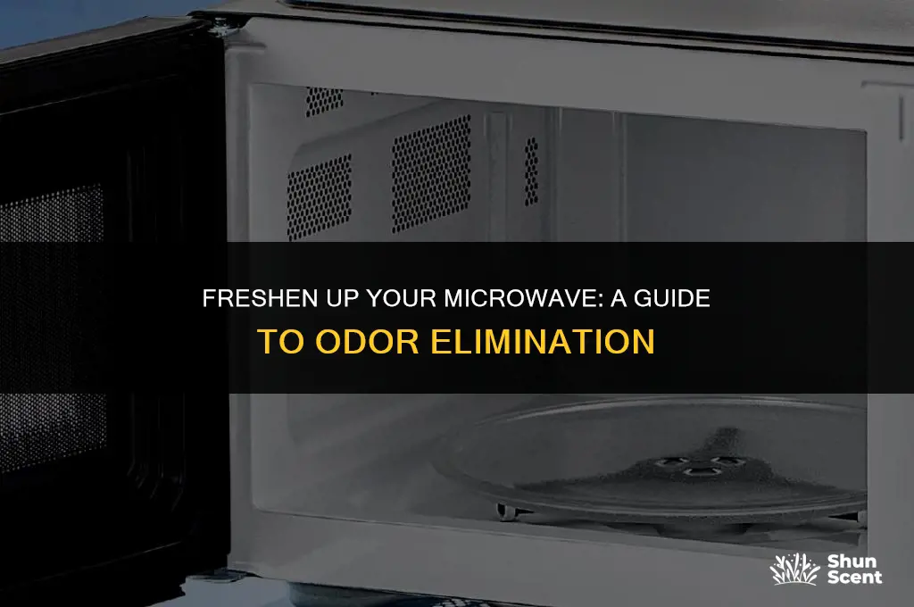how to get odor out of microwave oven