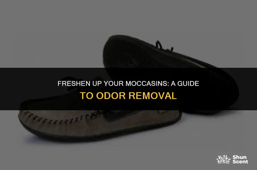 how to get odor out of moccasins