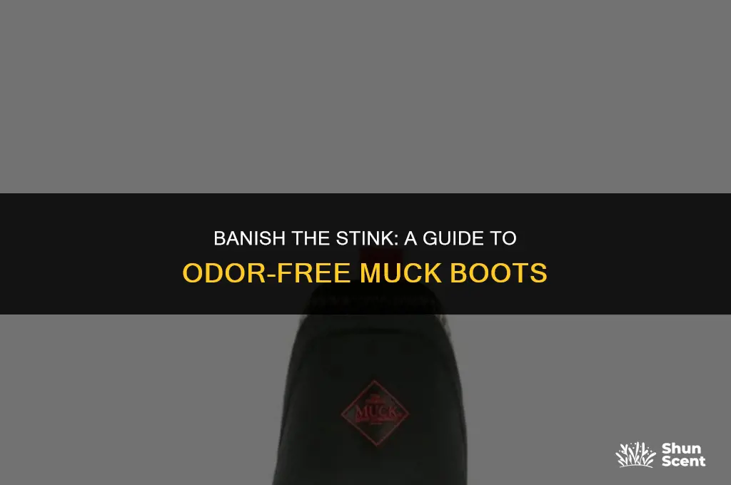 how to get odor out of muck boots