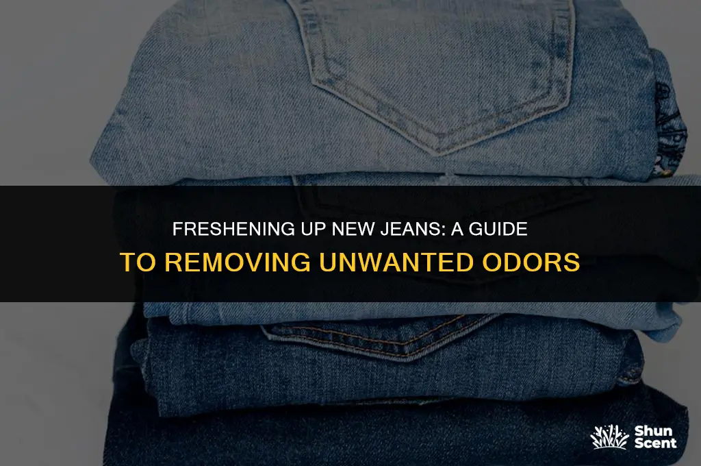 how to get odor out of new jeans