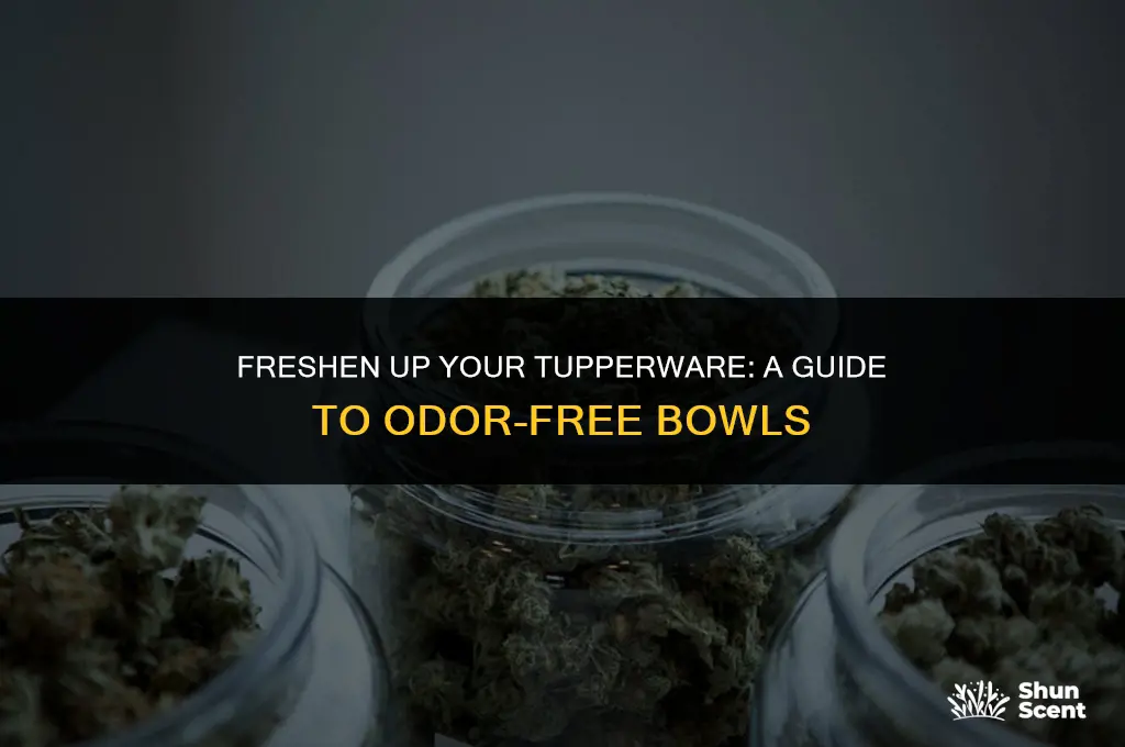 how to get odor out of new tupperware bowls