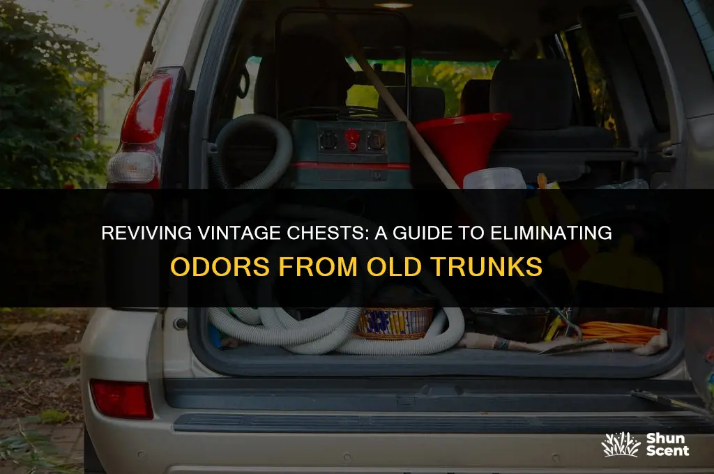 how to get odor out of old trunk