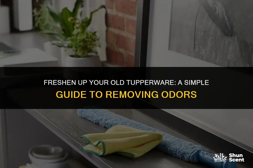 how to get odor out of old tupperware