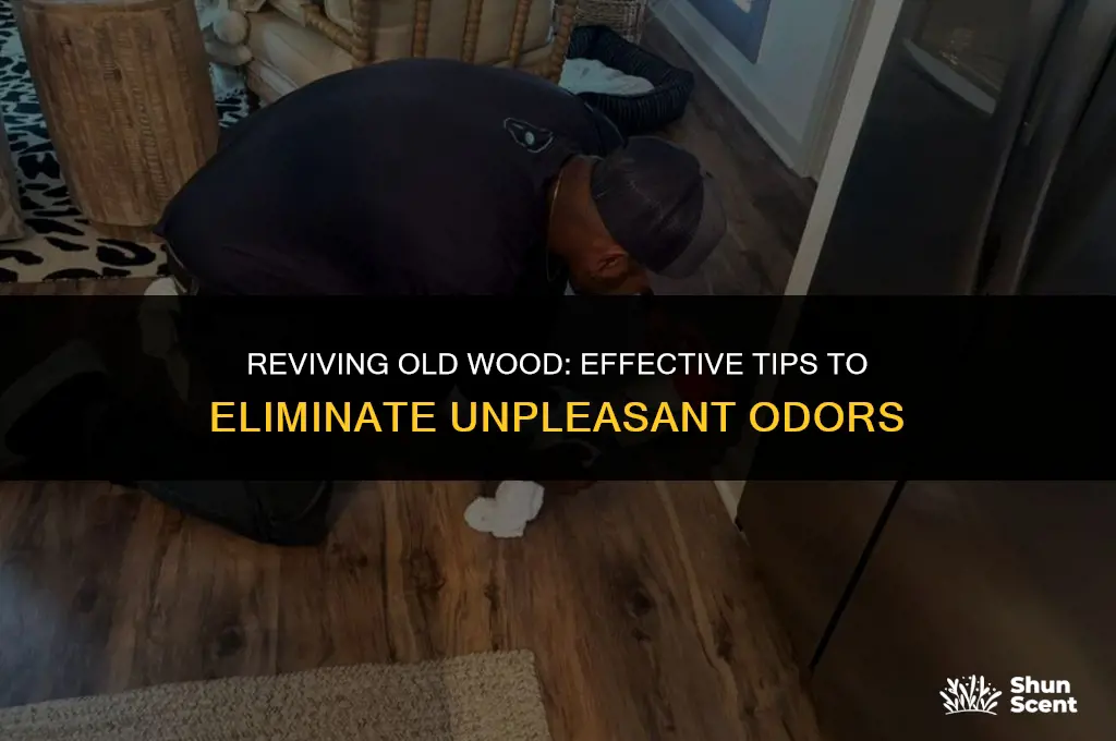how to get odor out of old wood