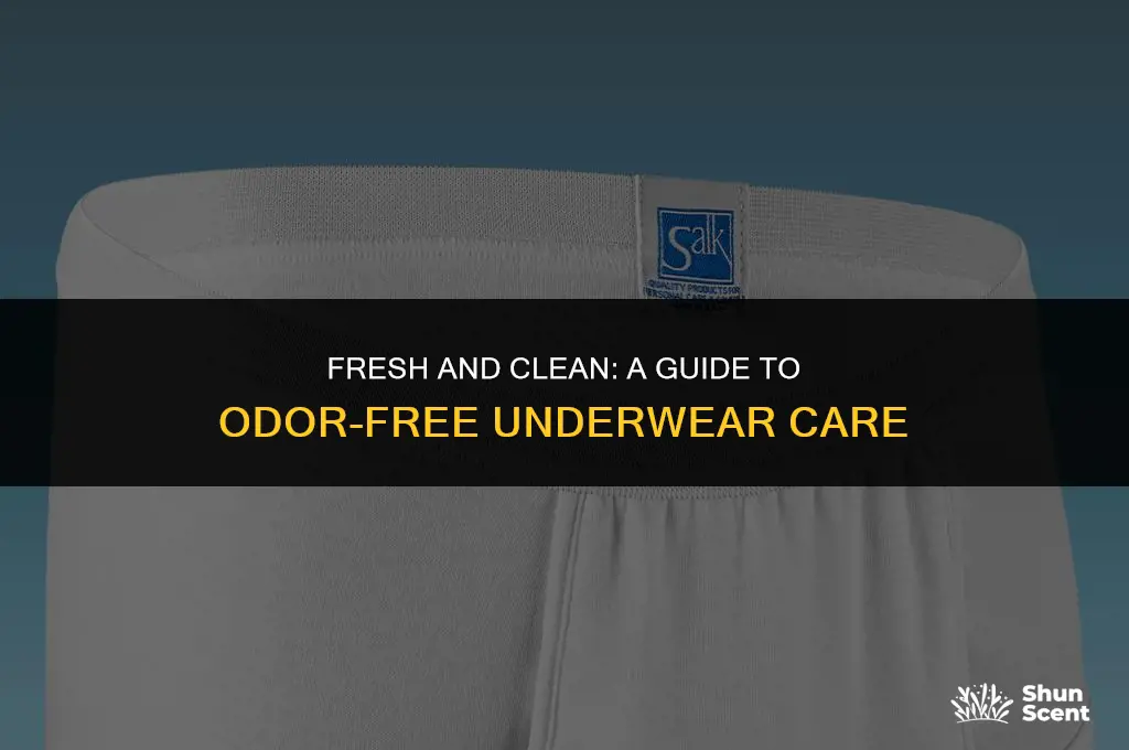 how to get odor out of panties