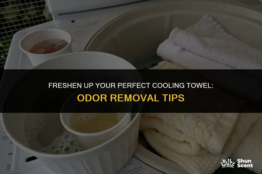 how to get odor out of perfect cooling towel