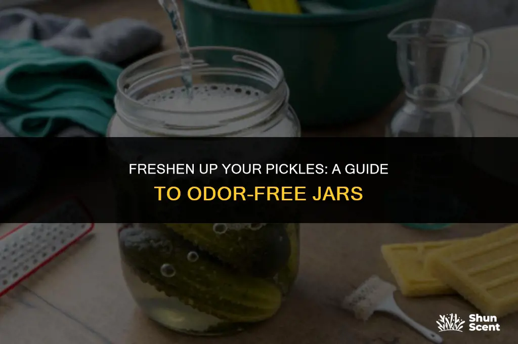 how to get odor out of pickle jar