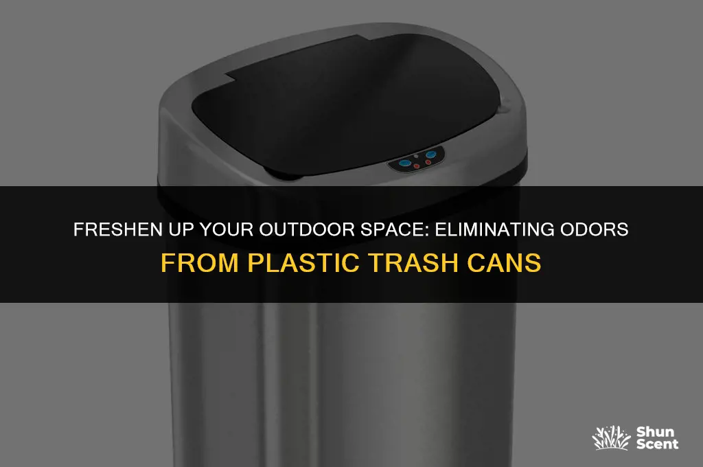 how to get odor out of plastic outdoor trash cans