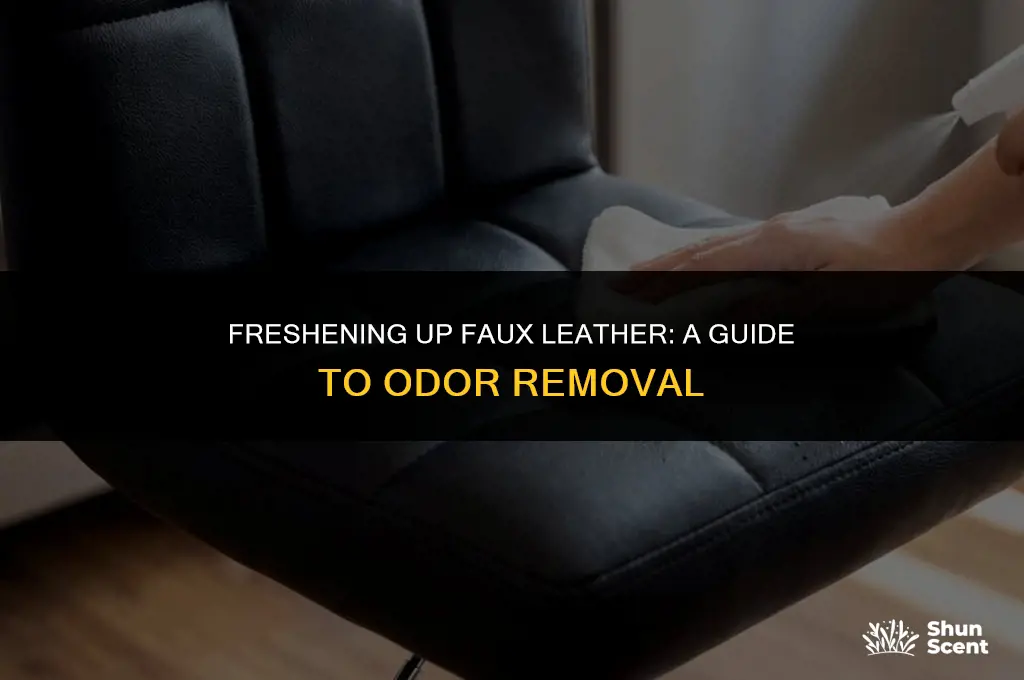 how to get odor out of pleather