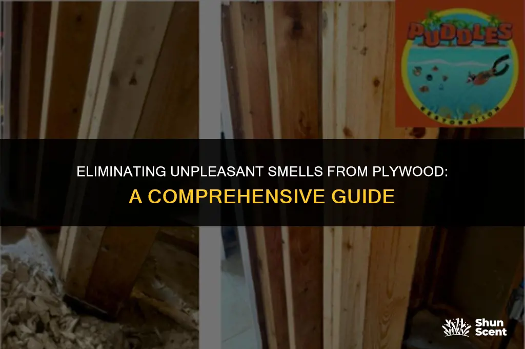 how to get odor out of plywood