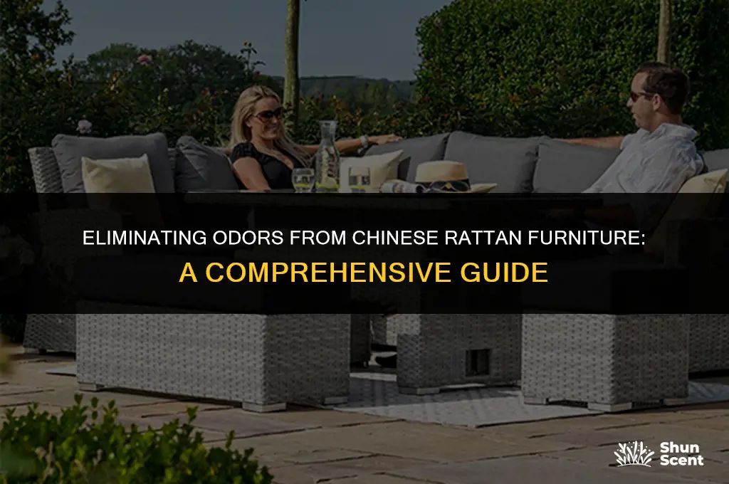 how to get odor out of rattan made in china