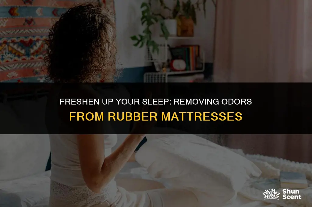 how to get odor out of rubber bed mattress
