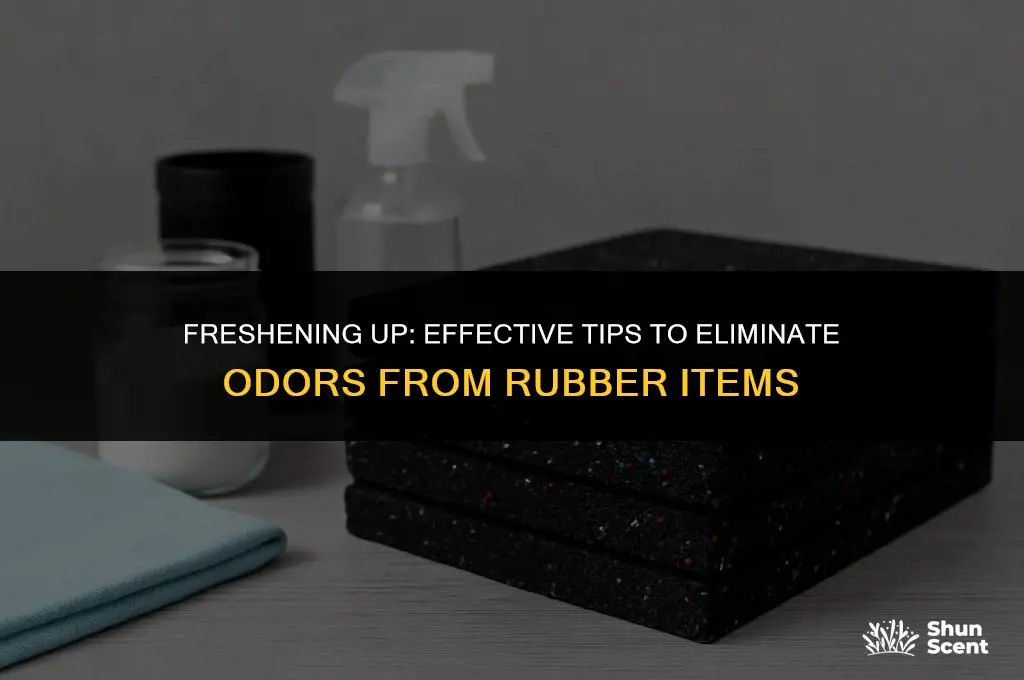 how to get odor out of rubber