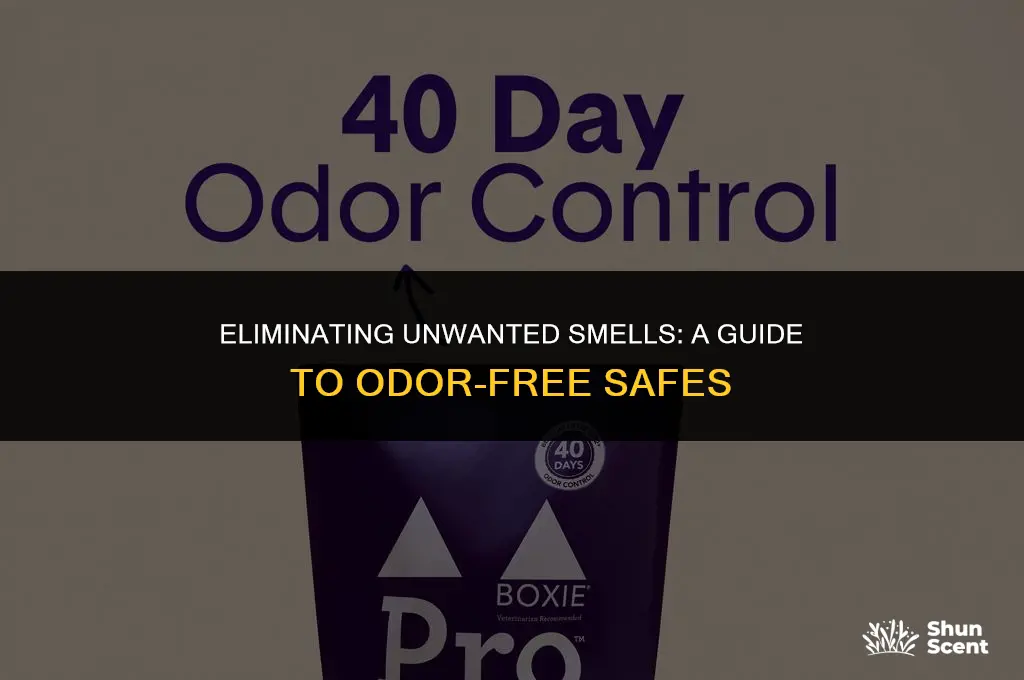 how to get odor out of safe