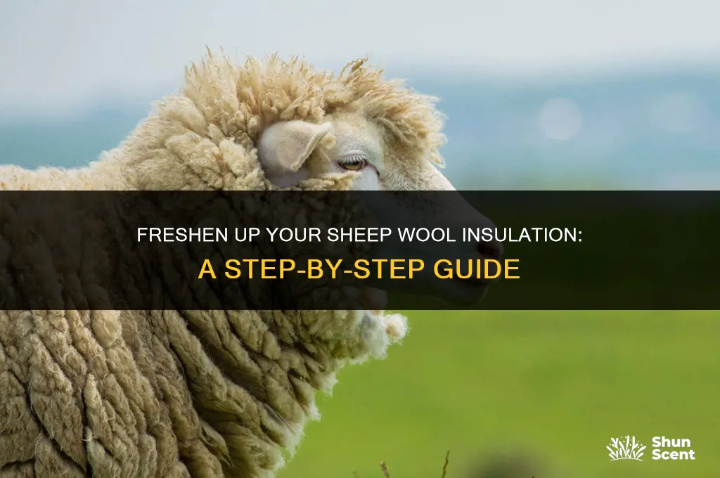 how to get odor out of sheep wool insulation