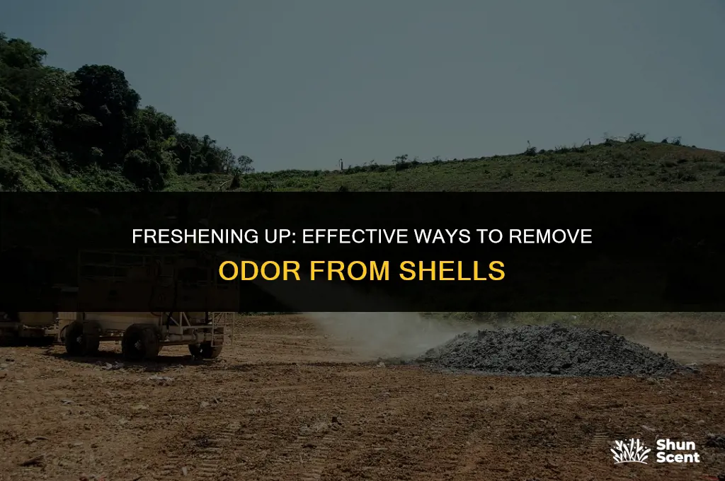 how to get odor out of shells