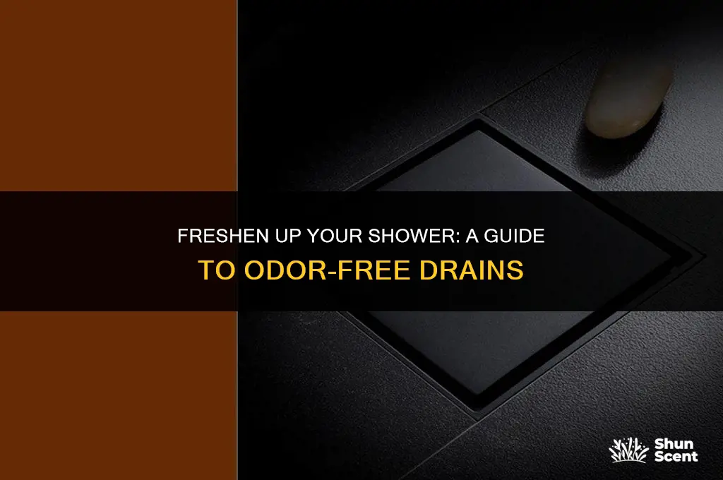 how to get odor out of shower drain