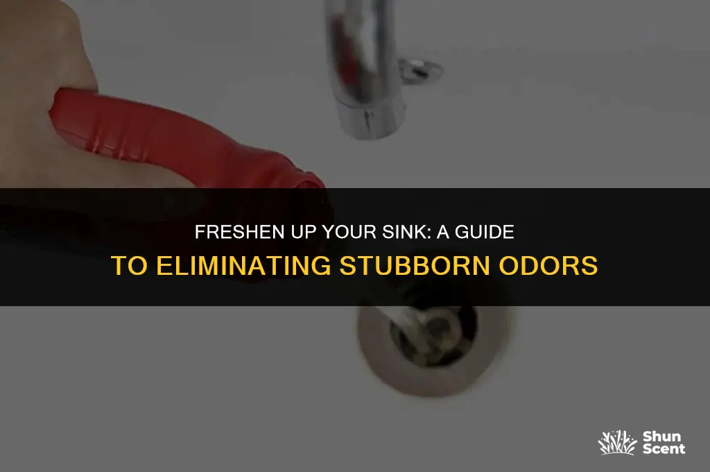 how to get odor out of sink