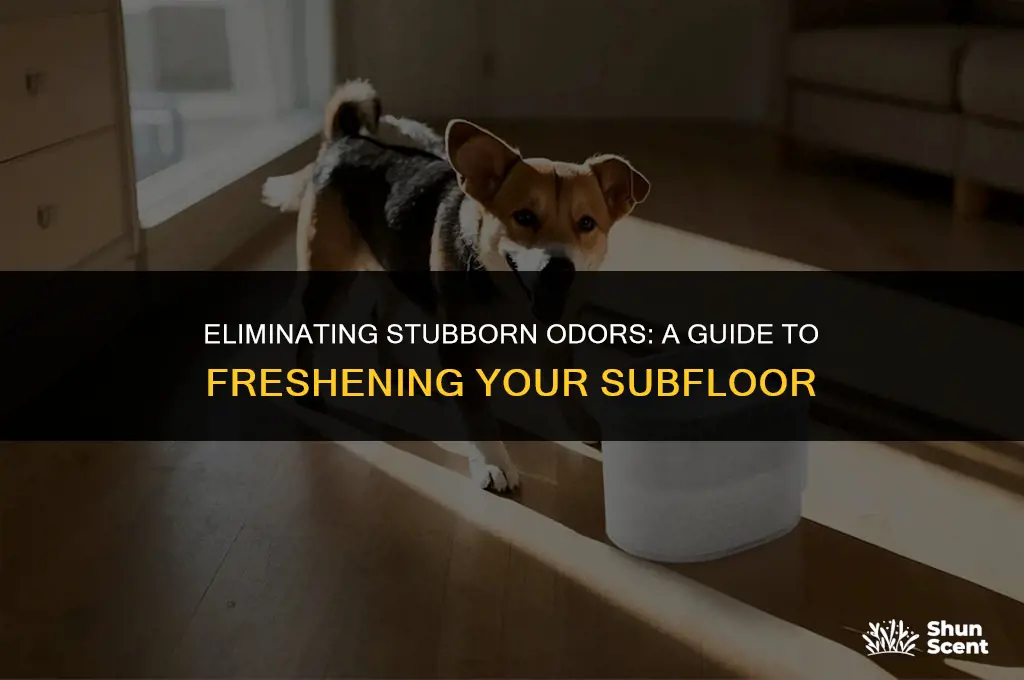 how to get odor out of subfloor