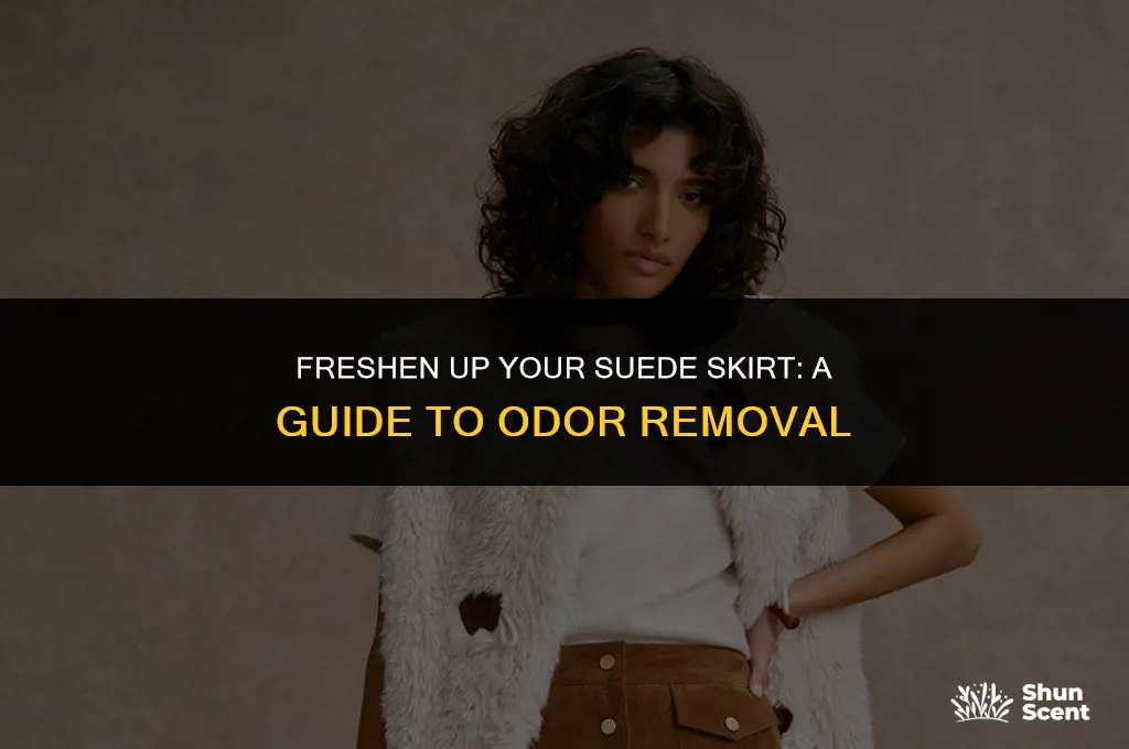 how to get odor out of suede skirt