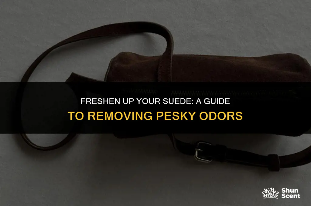 how to get odor out of suede