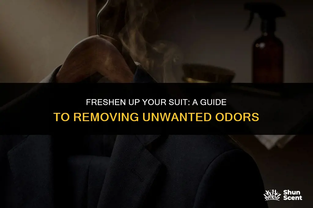how to get odor out of suit