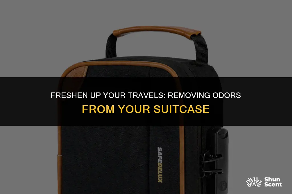 how to get odor out of suitcase