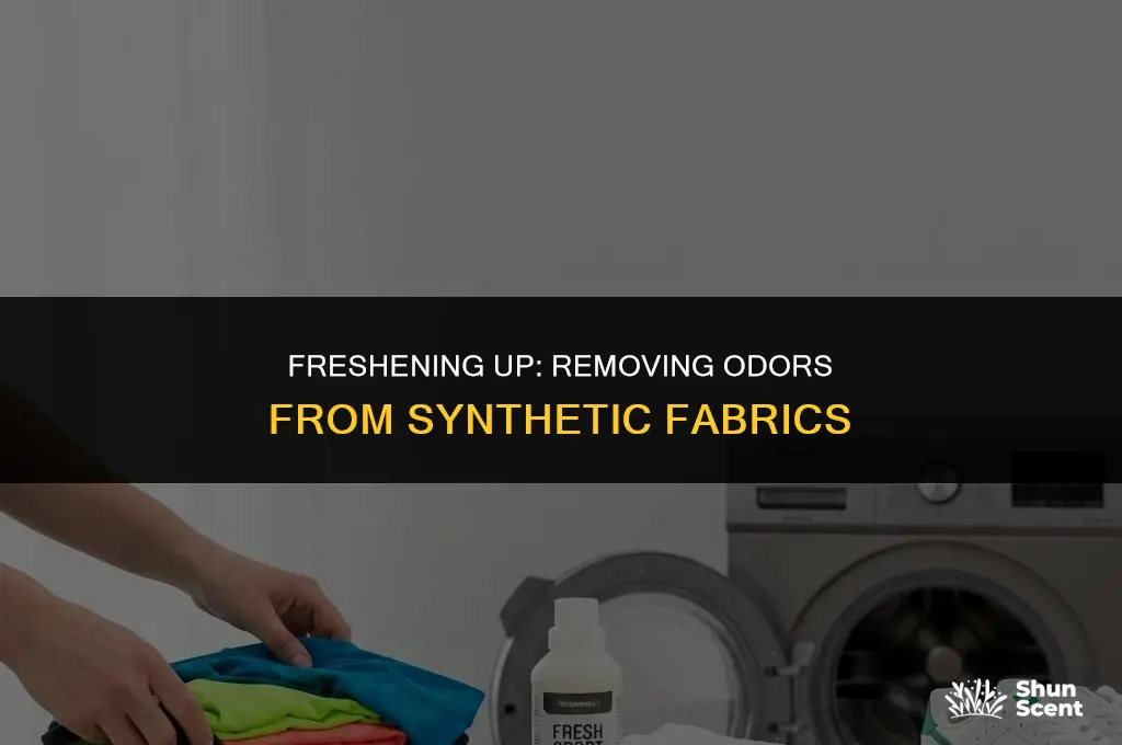 how to get odor out of synthetic clothes