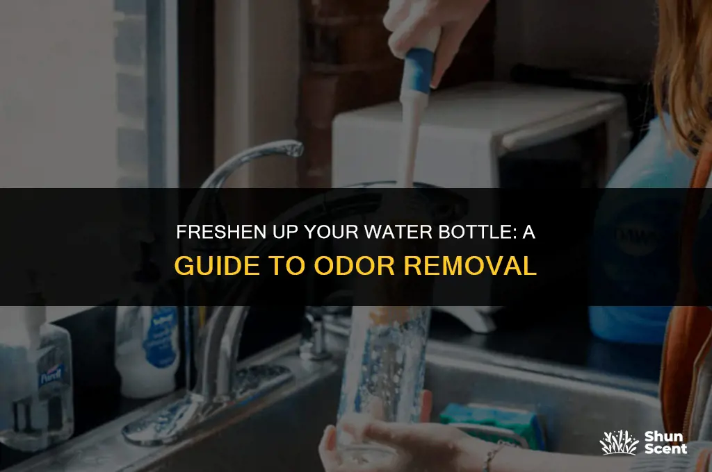 how to get odor out of water bottle