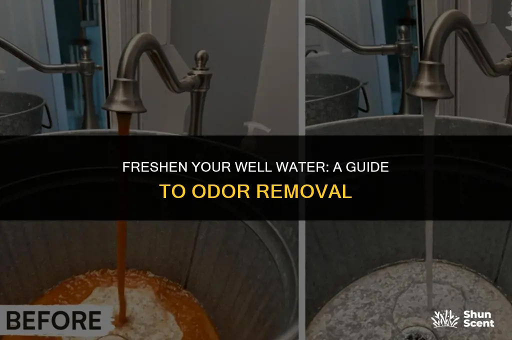 how to get odor out of well water
